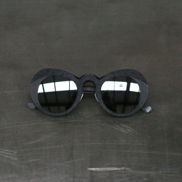 Rigards aluminum-magnesium alloy handmade glasses RG0055AL RG-RG0055AL-HEI.MM black frame M.MIRROR lenses